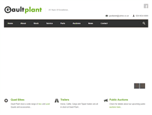 Tablet Screenshot of gaultplant.com